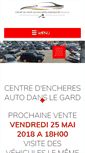 Mobile Screenshot of encheremilhaud.fr